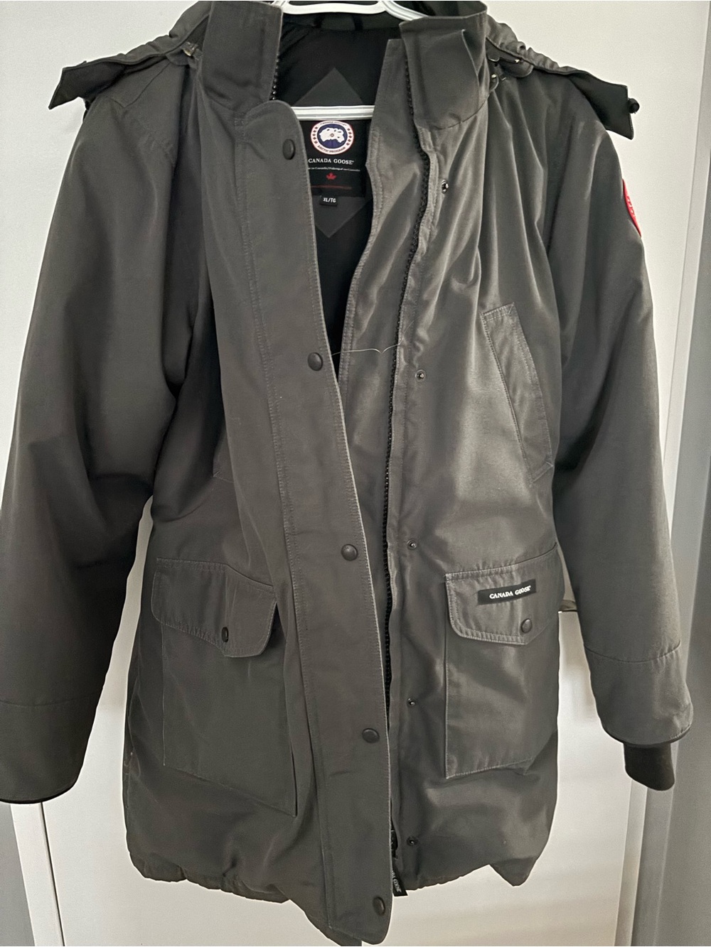 Canada Goose Ladies Trillium Parka Jacket in Dark gray